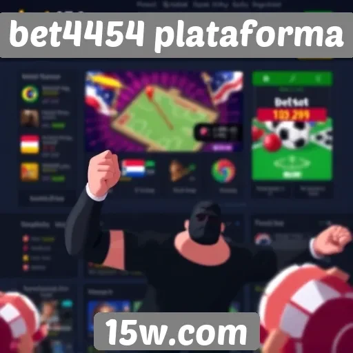 Navegação e interface do site bet4454